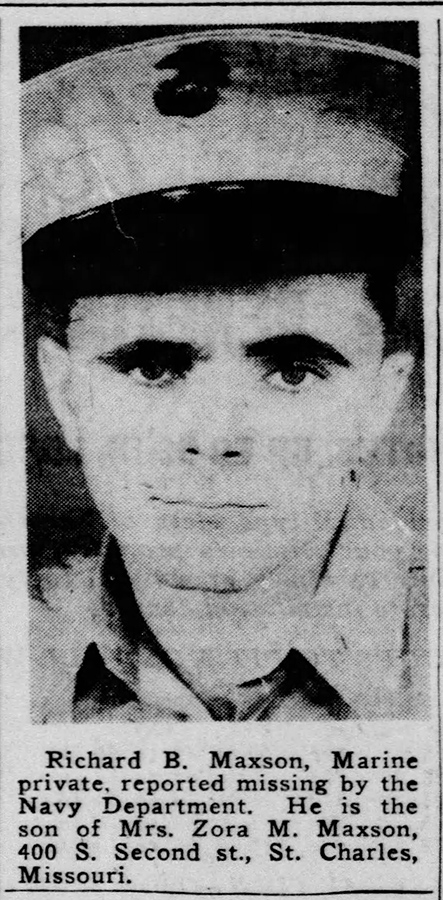 Richard B. Maxson - Unaccounted For - Missing Marines